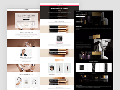 Client: Estée Lauder branding design event event design figma logo splash splashthat ui