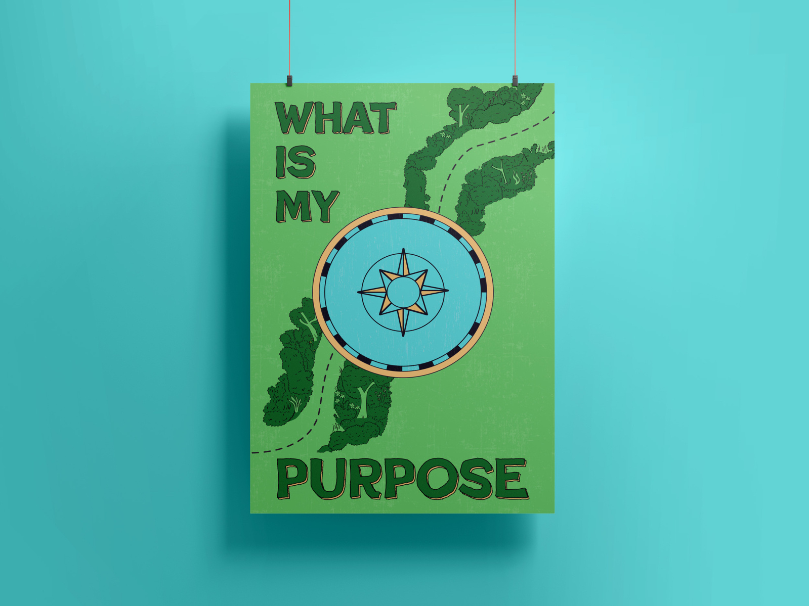 Purpose Poster by Linden LandryJennings on Dribbble
