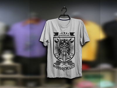 i will create Motorcye tshirt design.