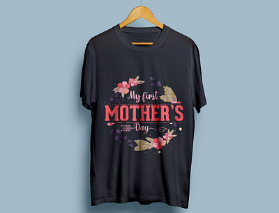 Mothers day tshirt design branding design graphic design illustration illustrator minimal typography vector