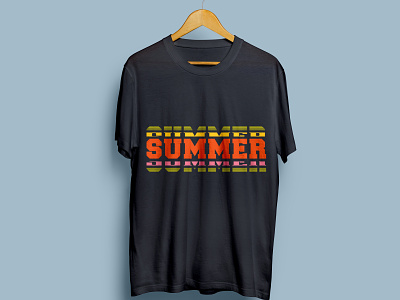Summer Line tshirt branding design graphic design illustration minimal typography