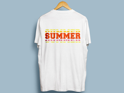 Summer Line t-shirt design graphic design illustration illustrator minimal tshirt typography