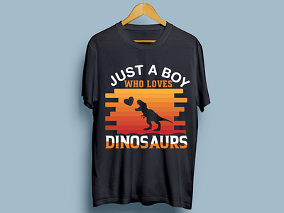 Dinosaur tshirt design