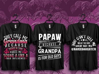 grandma t shirt design bundle design graphic design illustrator minimal tshirt typography