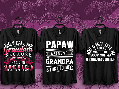 grandma t shirt design bundle