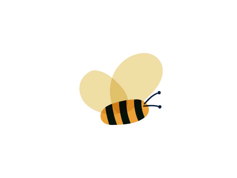 bee by Igor Levin on Dribbble