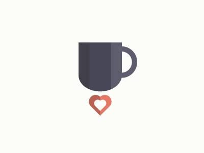 Coffee - rocket - love #3 coffee heart logo logotype love mark rocket symbol