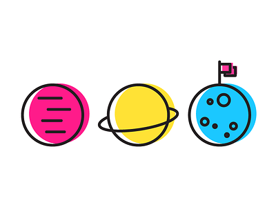 Planets icons