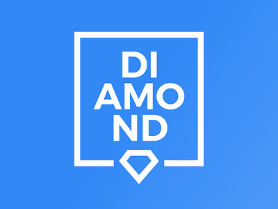 Diamond diamond icon logo mark symbol