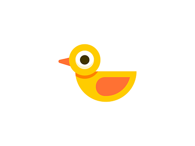 Duck bird duck icon logo mark symbol