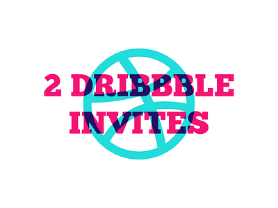 2 dribbble invites dribbble giveaway invite