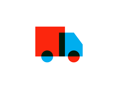 Truck. delivery icon logo mark symbol truck
