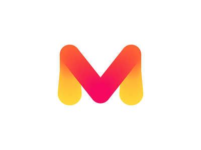 M icon letter logo m mark symbol