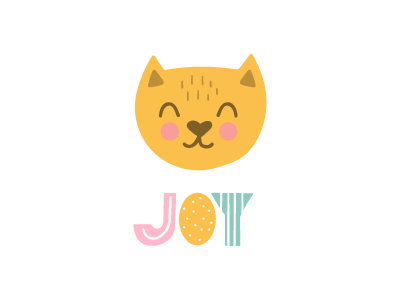cat animal cat design hand drawn icon illustration lettering logo mark symbol