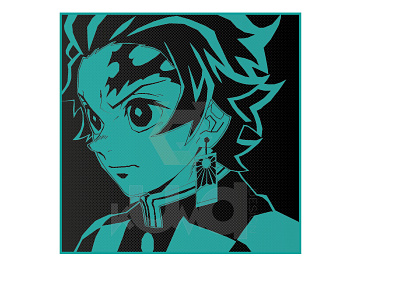 Tanjiro Kamado from Demon Slayer - Anime FANART by Sai Liz on Dribbble