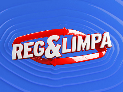 Reg&Limpa Logo batteries branding cleanings logo