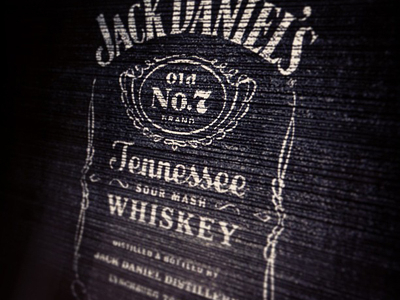 Bottle of whiskey Jack Daniels on a dark background Stock Photo  Adobe  Stock