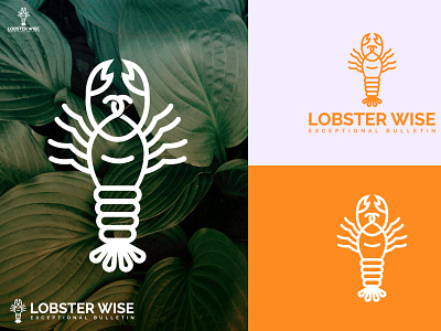 Lobster logo best lobster logo branding graphic design lobster lobster logo lobster logo idea logo