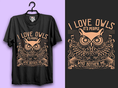 Owls T-Shirt Design