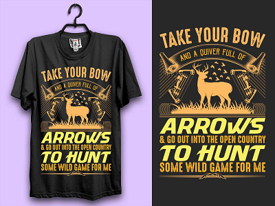 Hunting T-Shirt Design branding branding shirts branding t shirts hunting t shirt design illustration shirts typography shirts typography t shirts vintage t shirts