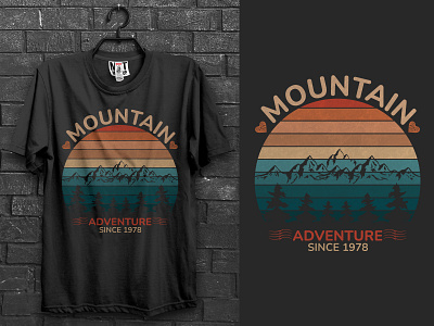 Mountain T Shirt Design