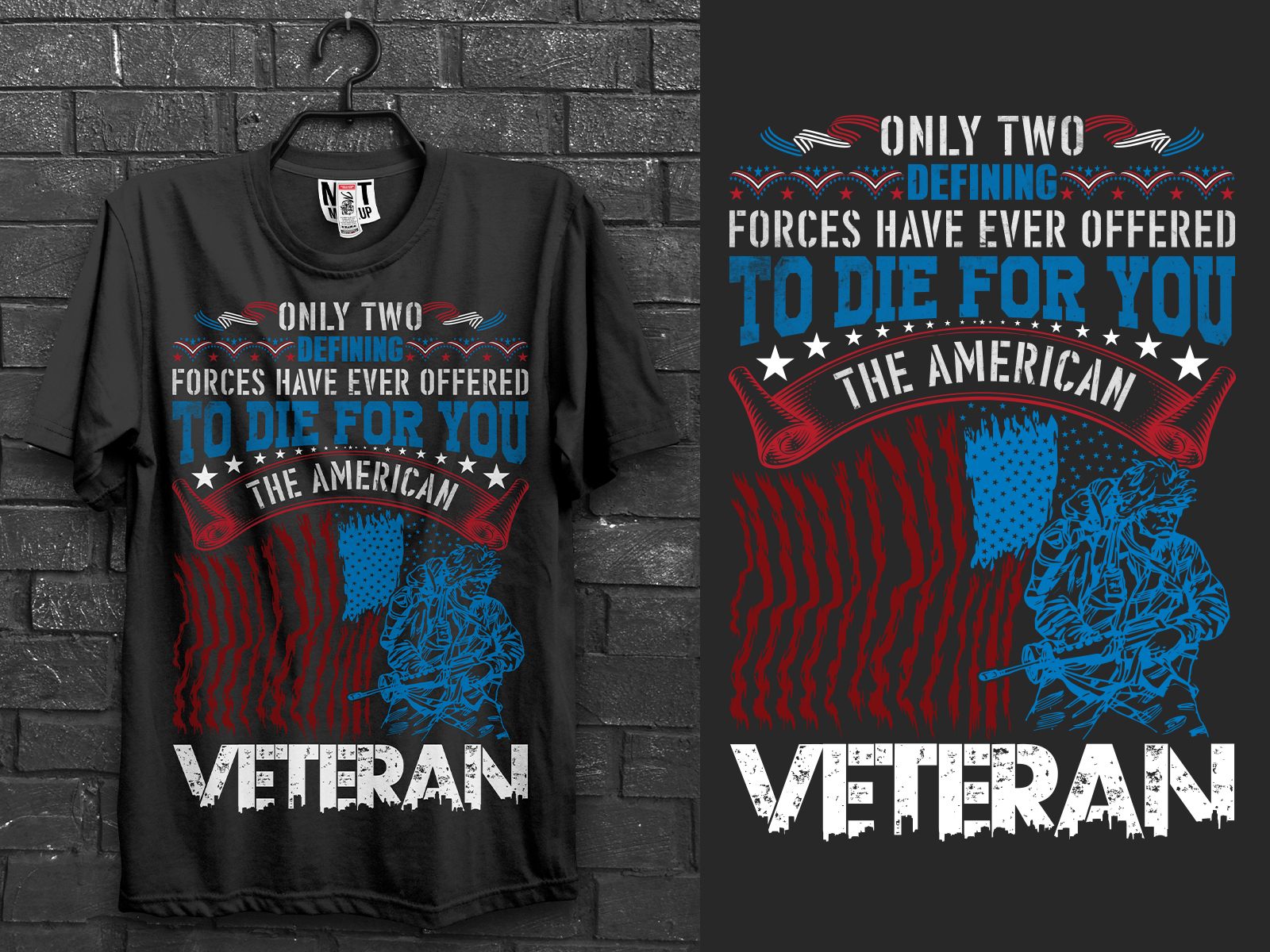 Veteran T-shirt Design by Imam Hasan on Dribbble