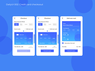 DailyUI Day 002: Credit card checkout