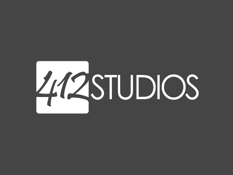 412 Studios Logo 2x branding graphic design identity logo logo design