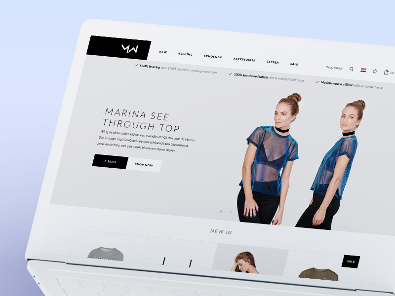 MostWantedNL - Redesign ecommerce redesign shop mostwantednl
