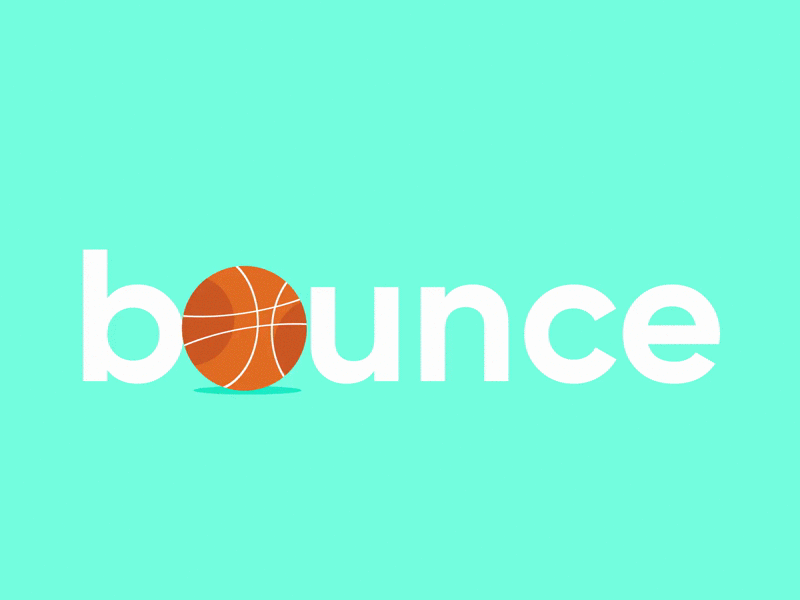 Bounce basketball bounce dribbble