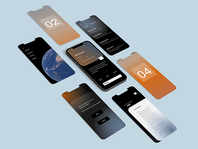WAIT | Slow-paced Communication | App Design | UI/UX Design app design illustration ux