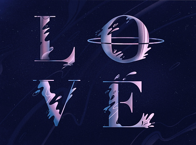 love illustration love typography