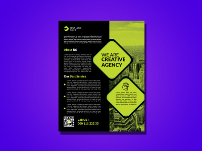 Corporate Business Flyer Template a4 adobe adobe illustrator ai branding corporate creative design designer flyer graphic design illustrator letter photoshop unique