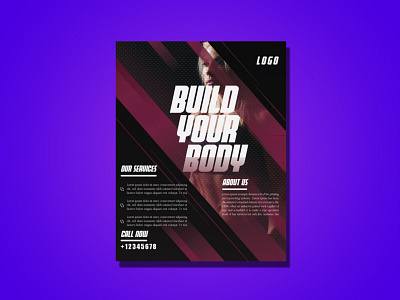 Professional Gym Flyer Template