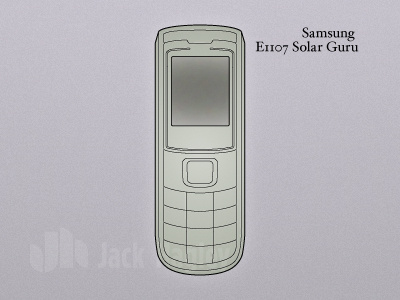Samsung Solar Guru illustration mobile mobile first phone retro technical illustration