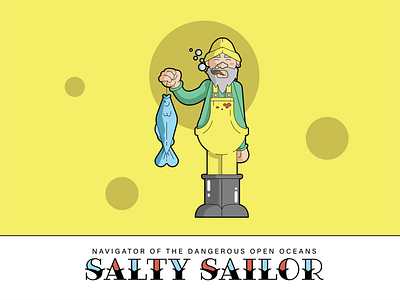 Salty Sailor adobe illustrator character design design illustration illustrator