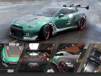 Nissan GT-R Livery cocnept brand car forza livery race sponsor