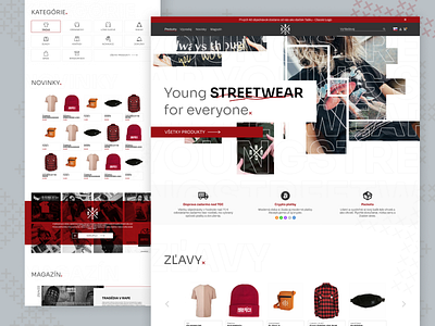 MAMpici - web redesign brand clothing eshop redesign shop streetwear ui ux web young