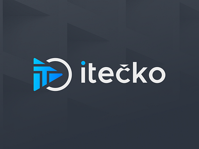 itecko - student tv brand logo vector