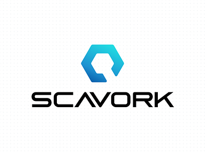 Scavork brand branding logo vector