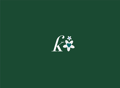 K + F Logo design f k logo graphic design kf logo letter logo lettermark logo vector
