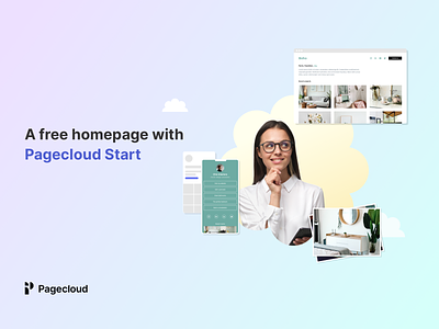 Pagecloud Start design tool free free home page pagecloud personal site portfolio social link page website builder