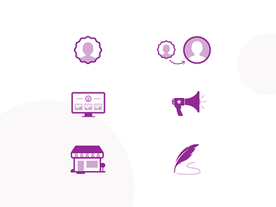 Onboarding Icons blog icon icons onboarding pagecloud personal promote sell write