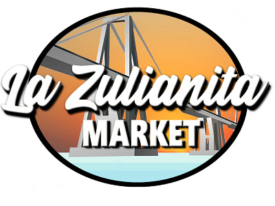 LOGO MARKET LA ZULIANITA branding design logo typography