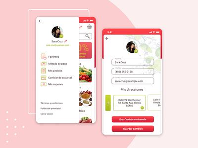 Rediseño de App Nena's Frutería appdesign designinspiration ui uidesign uiredesign ux uxdesign uxredesign