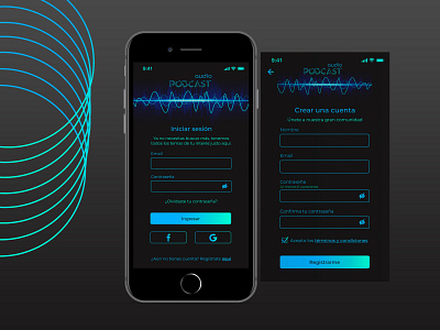 Podcast audio App appdesign designinspiration ui uidesigner uiinspiration uiredesign