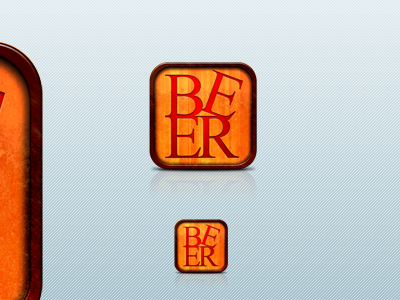 Philly Beer Week Icon icon mobile orange red