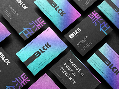 Holographic Gradient Mockups