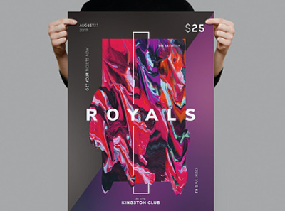 Royals Flyer / Poster Template advertising flyer flyer design flyer template flyer templates flyers flyers template flyers templates poster poster design poster template poster templates posters posters design posters template posters templates print print design print template printing