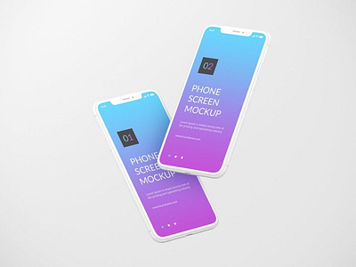 Unicolor Phone Mockup